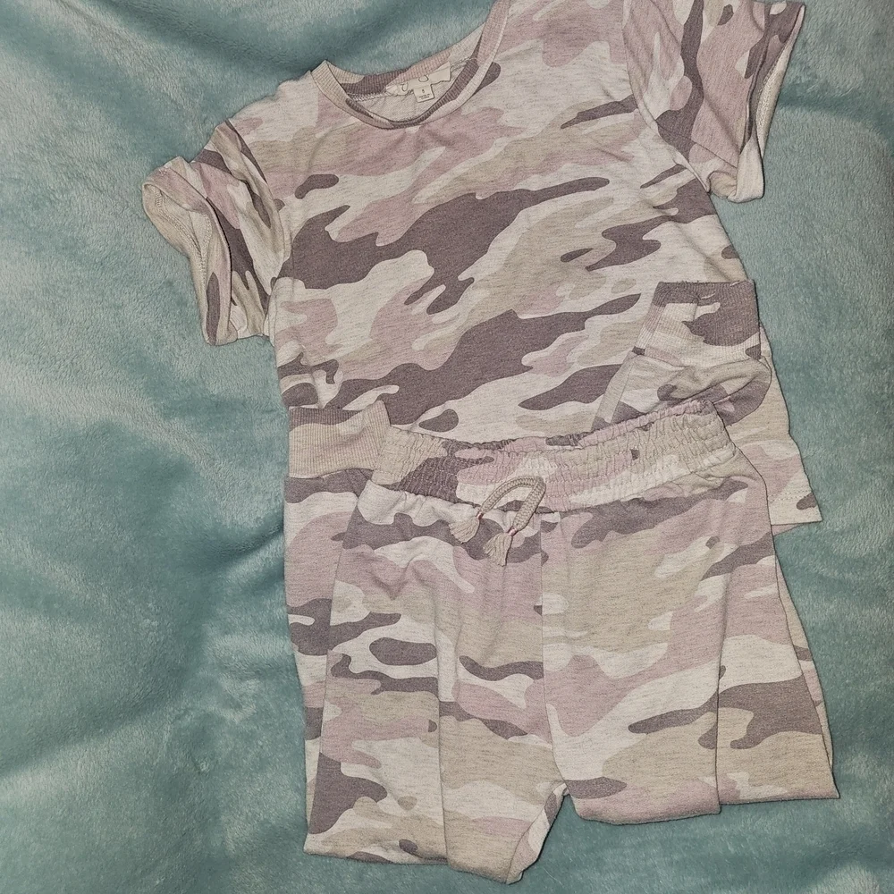 Jessica Simpson Pink Camo Kids Matching 3 Pc Set